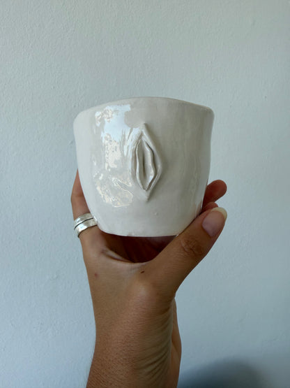 Taza Diosa Yoni (blanca)