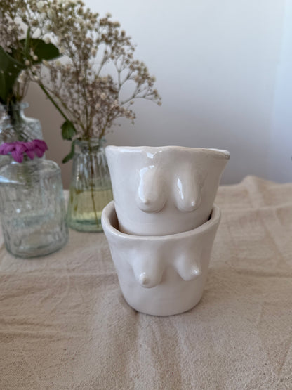 Taza Diosa Pecho (blanca)